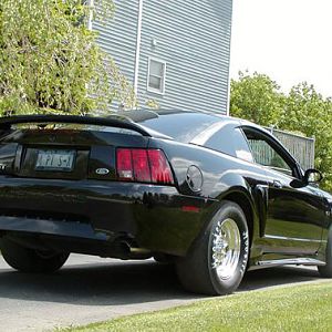 rear view w/ slicks