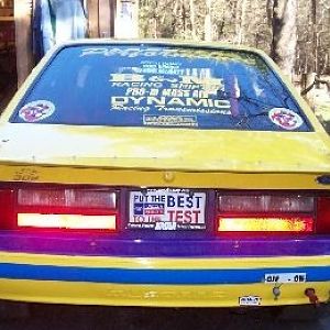 rear race car