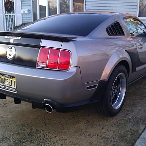 side rear view