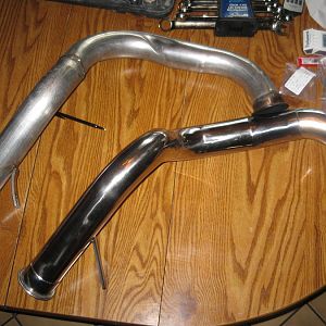 new pipe in front