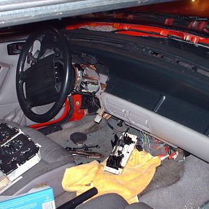 Heater core removal 004