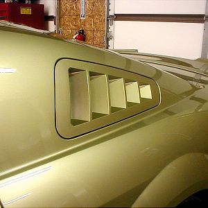 Finished louvers