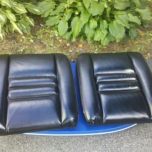 black seats