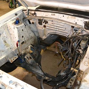 Old engine Bay
