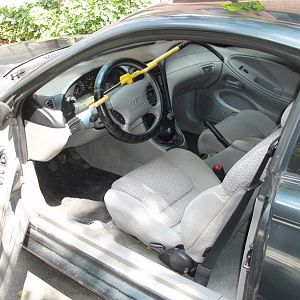 Left front interior