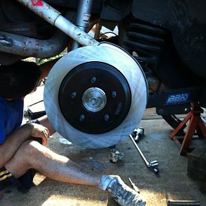 12" vented rotors