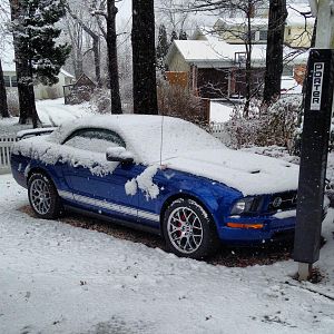 Snowed on again