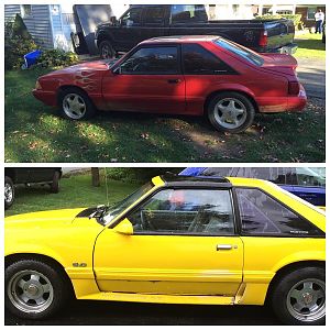 My red 93lx & 87 gt