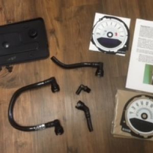 White Gauge Face, Plate Holder, Misc Fittings